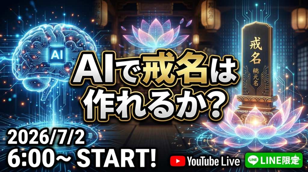 AIで戒名は付けられるか?