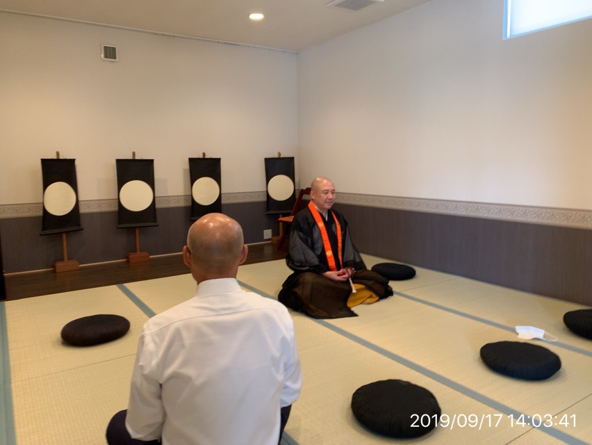 熊本で初の座禅指導